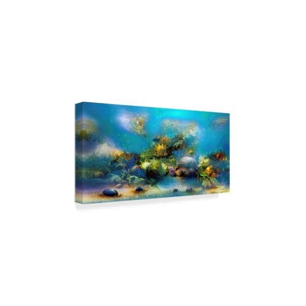 RUNA 'Coral 445' Canvas Art,16x32